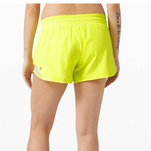 Lululemon Hotty Hot Short II *Long 4" Highlight Yellow - Picture 7 of 7